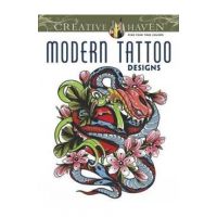 Creative Haven Modern Tattoo Designs Coloring Book