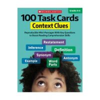 100 Task Cards: Context Clues: Reproducible Mini-Passages with Key Questions to Boost Reading Comprehension Skills - Justin Mccory Martin
