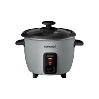 Aparat de gatit orez - 350 W - 0.6L - mentinere cald - accesorii incluse - Gri