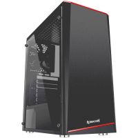 Carcasa Redragon Ratchet, Mid-Tower, fara sursa, ATX, Negru