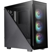 Carcasa Thermaltake Divider 300, aRGB, Mid-Tower, fara sursa, ATX, Negru
