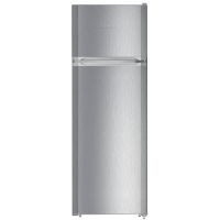 Frigider cu 2 usi Liebherr CTPel 251, 270 l, SmartFrost, VarioSpace, Usa reversibila, Clasa F, H 157.1 cm, Argintiu
