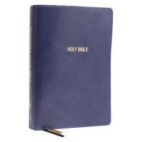 Nkjv, Foundation Study Bible, Large Print, Leathersoft, Blue, Red Letter, Comfort Print: Holy Bible, New King James Version - Thomas Nelson
