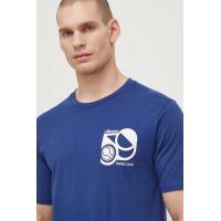 Ellesse tricou din bumbac Sport Club T-Shirt barbati, culoarea albastru marin, cu imprimeu, SHV20273