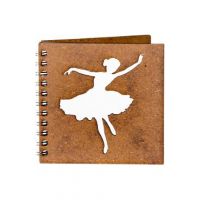 Agenda din lemn: Balerina