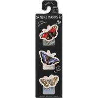 Set semne de carte mini magnetice: Fluturi