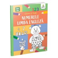 Colorez si invat. Numerele si limba engleza