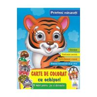 Carte de colorat cu ochisori. Prieteni minunati