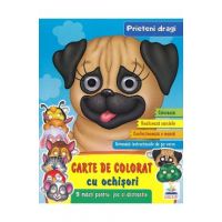 Carte de colorat cu ochisori. Prieteni dragi
