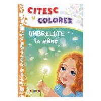 Citesc si colorez: Umbrelute in vant