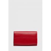 Answear Lab portofel de piele femei, culoarea rosu