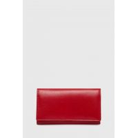 Answear Lab portofel de piele femei, culoarea rosu