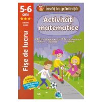 Activitati matematice 5-6 ani. Fise de lucru. Invat la gradinita - Luminita Albu