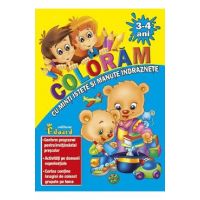 Coloram cu minti istete si manute indraznete 3-4 ani