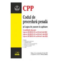 Codul de procedura penala si Legea de punere in aplicare Ed.12 Act 23 Iiulie 2023