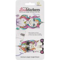 Set semne de carte magnetice: Unicorn