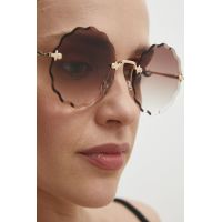 Answear Lab ochelari de soare femei, culoarea maro