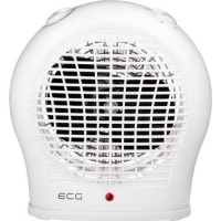 Aeroterma ECG TV 30 culoare alba, 2000 W, 2 trepte de aer cald + aer rece, termostat