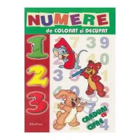 Numere de colorat si decupat