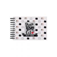 Album pentru fotografii: Peace, Love and Cat