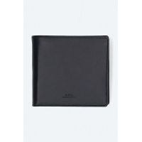A.P.C. portofel de piele New Portefeuille culoarea negru PXAWV.H63340-BLACK