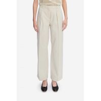 A.P.C. pantaloni de bumbac Grand Pantal Camila culoarea bej, drept, medium waist COEPY.F08401-ECRU