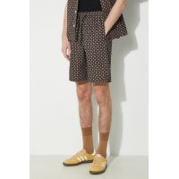 A.P.C. pantaloni scurti din bumbac short vincento culoarea negru, COGXP-H10204