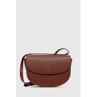A.P.C. poșetă de piele Sac Geneve culoarea maro, PXAWV.F61161.CAD