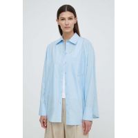 2NDDAY camasa din bumbac 2ND Didier TT - Cotton Delight femei, cu guler clasic, relaxed, 2242130257