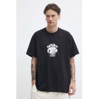 Dickies tricou din bumbac TIMBERVILLE TEE SS barbati, culoarea negru, cu imprimeu, DK0A4YR3
