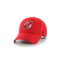 47brand șapcă din amestec de lână NHL New Jersey Devils culoarea rosu, cu imprimeu, H-MVP11WBV-RD