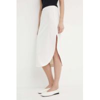 Drykorn fusta LEASA culoarea bej, midi, drept, 130014 66427