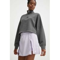 adidas fustă pantaloni culoarea violet, mini, evazati, IS0888