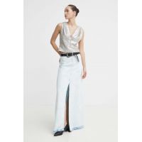 IRO fusta jeans maxi, evazati