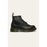 Dr. Martens botine Vegan 101 femei, culoarea negru, cu toc plat 23984001-Black