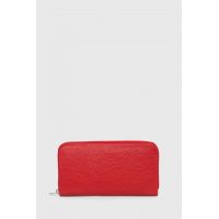 Answear Lab portofel de piele femei, culoarea rosu