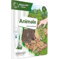 Carte cu autocolante: Raspundel Istetel. Animale
