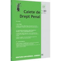 Caiete de drept penal Nr.2/2023