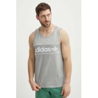 adidas Originals tricou din bumbac barbati, culoarea gri, IR9342