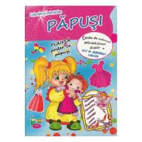 Coloram si imbracam. Papusi