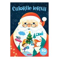 Culorile iernii. Carte de colorat + abtibilduri