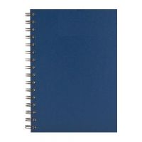 Agenda nedatata cu spira. Siena albastru