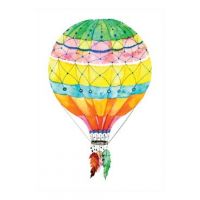 Print de arta: Balon cu aer cald. Pene
