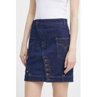 Moschino Jeans fusta jeans mini, creion