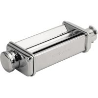 Accesoriu rola lasagna Kenwood KAX980ME, 10 setari grosime, Otel inoxidabil, Argintiu
