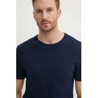 United Colors of Benetton tricou de in culoarea albastru marin, neted