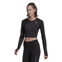 Bluza crop pentru alergare Fast