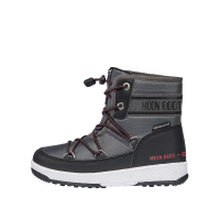 MOON BOOT JR BOY MID WP 2 BLACK/CASTLERO