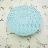 Perie din silicon pentru curățarea periilor albastru