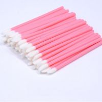 Set aplicatoare pentru buze si gene 50 buc P3310 roz